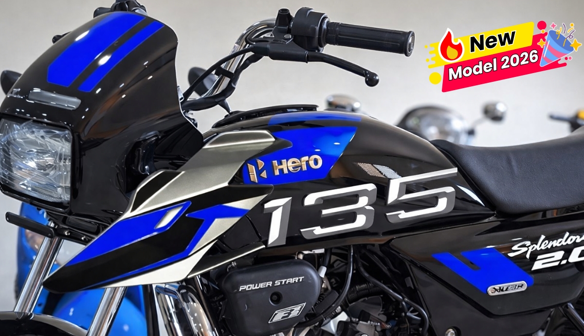 Hero Splendor Plus Xtec New 2026:दमदार इंजन के साथ प्रीमियम लुक और शानदार माइलेज